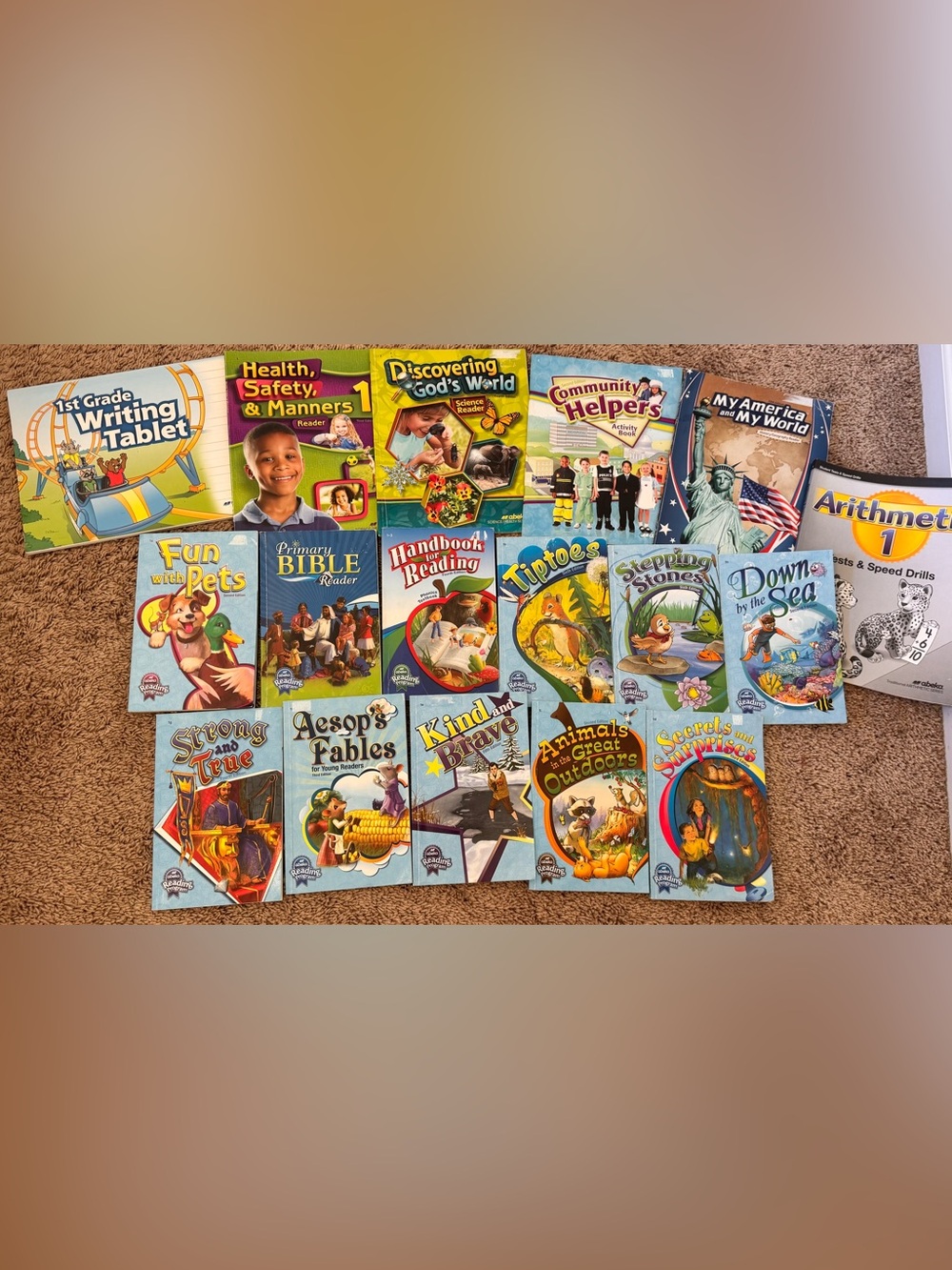 Abeka 1st Grade Homeschool Reading Books Childrens Bundle
